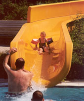 Freibad Perschen - 50 m Grossrutsche